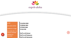 Desktop Screenshot of esprit-aloha.com